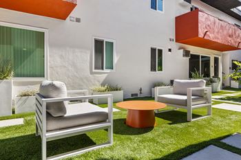 Courtyard patio